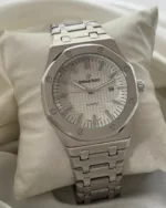 AP Piguet - (Analog Watch) – White Dial / Silver Strap