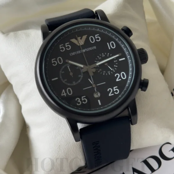 Armani-AR1807 Luigi (Chronograph Watch) – Black