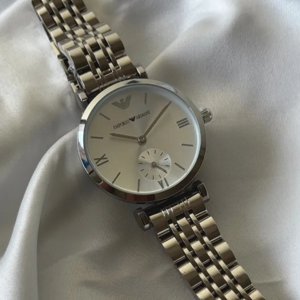 Armani-AR1819 (Chronograph Watch) – Silver