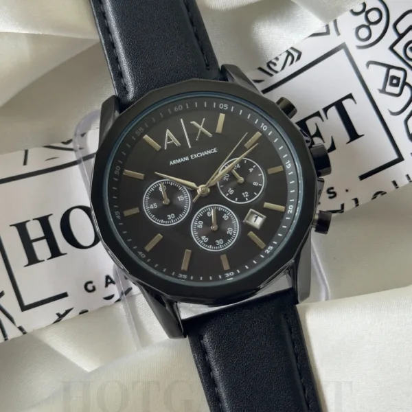 Armani-AX1721 (Chronograph Watch) – Black