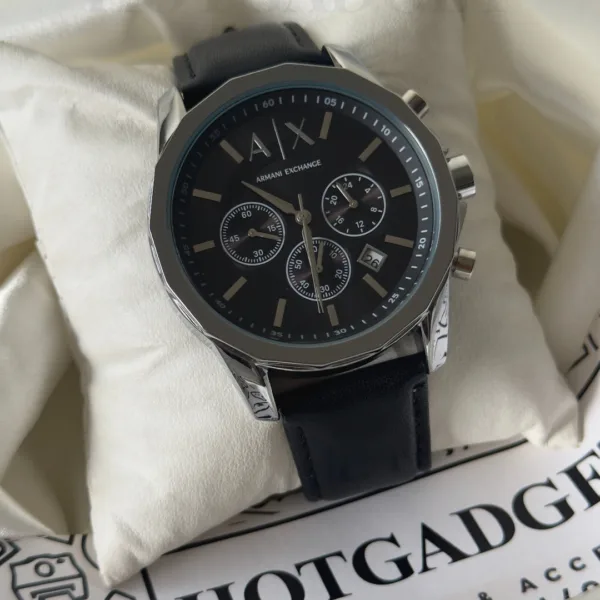 Armani-AX1721 (Chronograph Watch) – Black