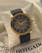 Armani-AX1726 (Automatic Watch) – Gold Dial / Black Strap