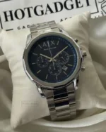 Armani-AX2509 (Chronograph Watch) – Blue Dial / Silver Strap
