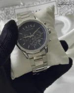 Armani-AX2509 (Chronograph Watch) – Blue Dial / Silver Strap – video