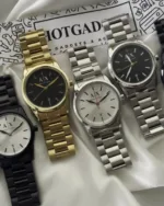 Armani-AX2857 (Analog Watch) – Black Dial / Gold Strap – video