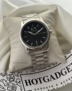 Armani-AX2857 (Analog Watch) – Black Dial / Silver Strap
