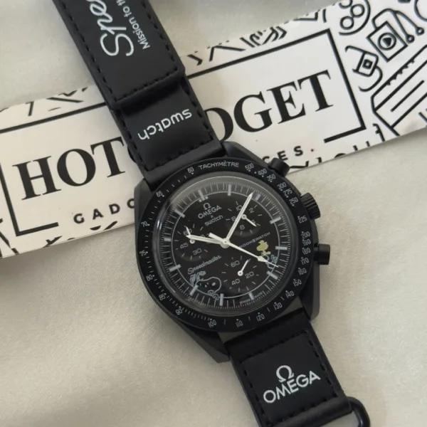 Bioceramic MoonSwatch (Chronograph Watch) – Black