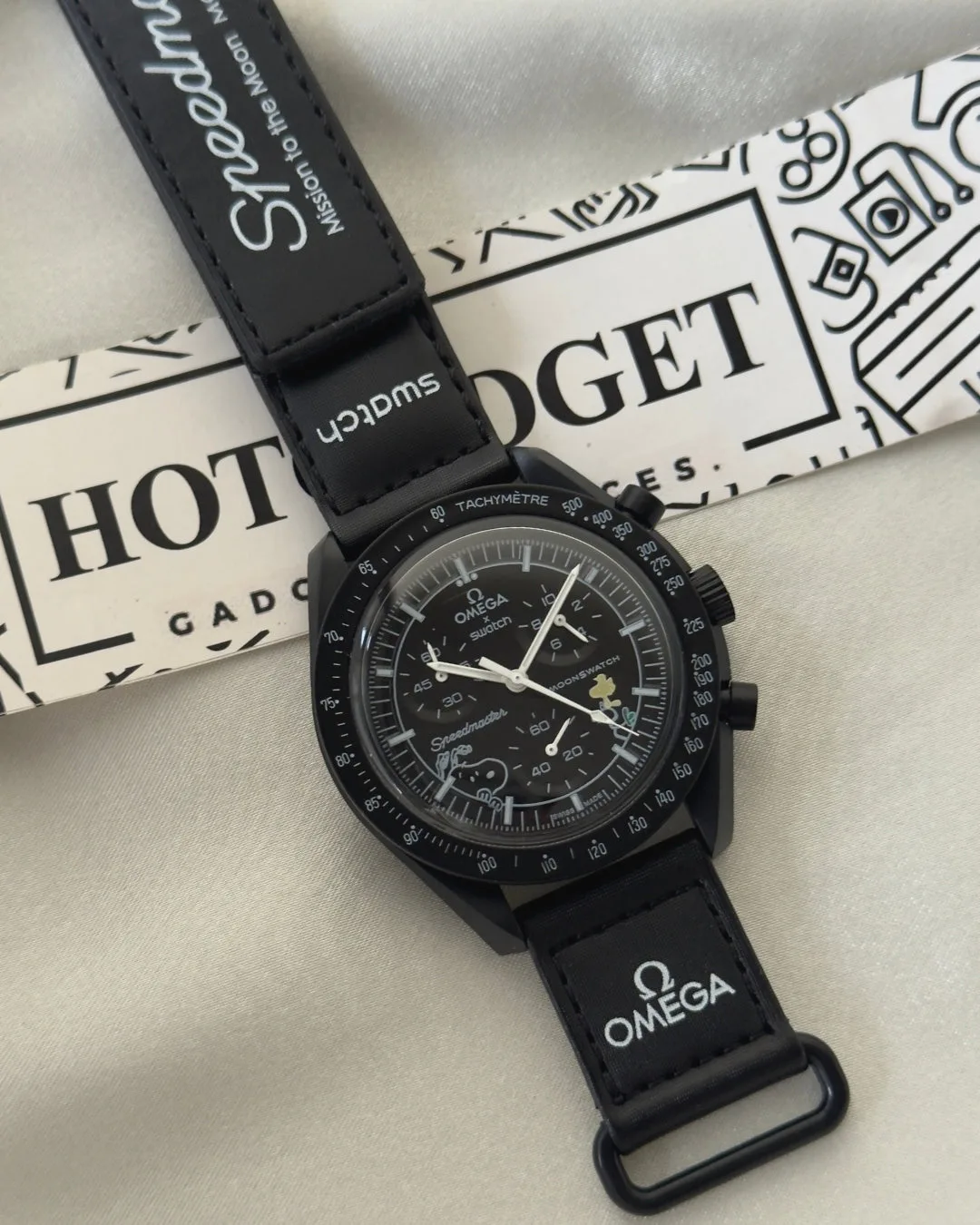 Bioceramic MoonSwatch (Chronograph Watch) Bioceramic MoonSwatch (Chronograph Watch) – Black