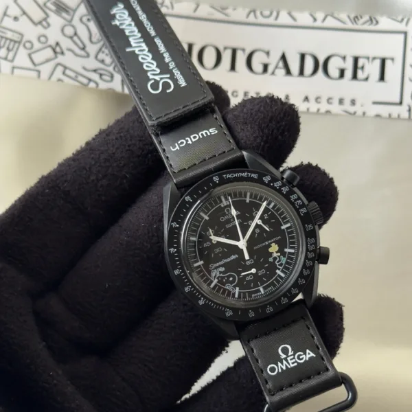Bioceramic MoonSwatch (Chronograph Watch) – Black