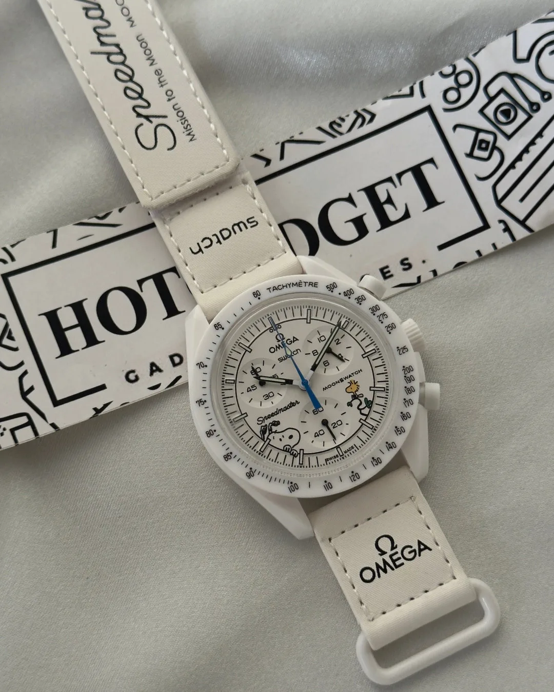 Bioceramic MoonSwatch (Chronograph Watch) Bioceramic MoonSwatch (Chronograph Watch) – White
