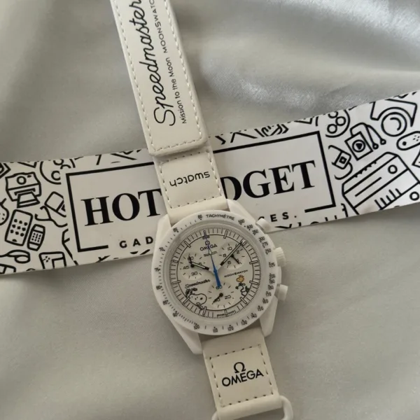 Bioceramic MoonSwatch (Chronograph Watch) – White