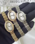 Cartier-Baignoire - (Analog Watch) – White Dial / Rose Gold Strap – video