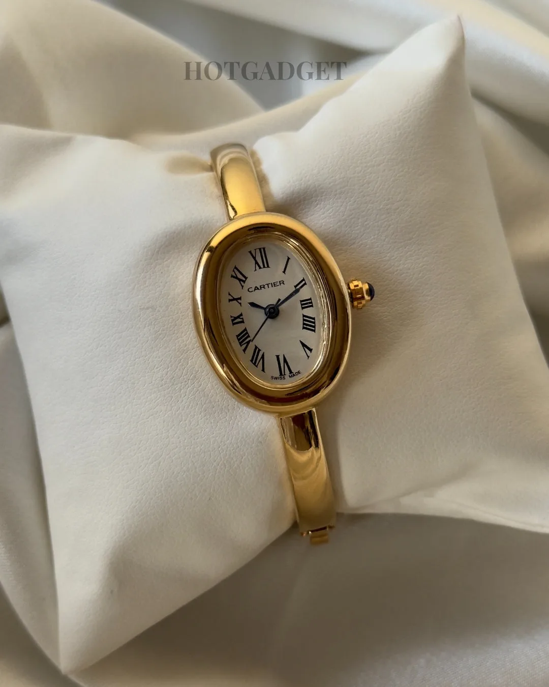 Cartier-Baignoire - (Bracelet Watch) Gold Cartier-Baignoire - (Bracelet Watch) Gold – White Dial / Gold Strap