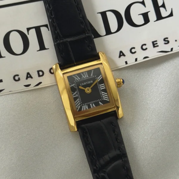 Cartier-TANK - (Analog Watch) – Black