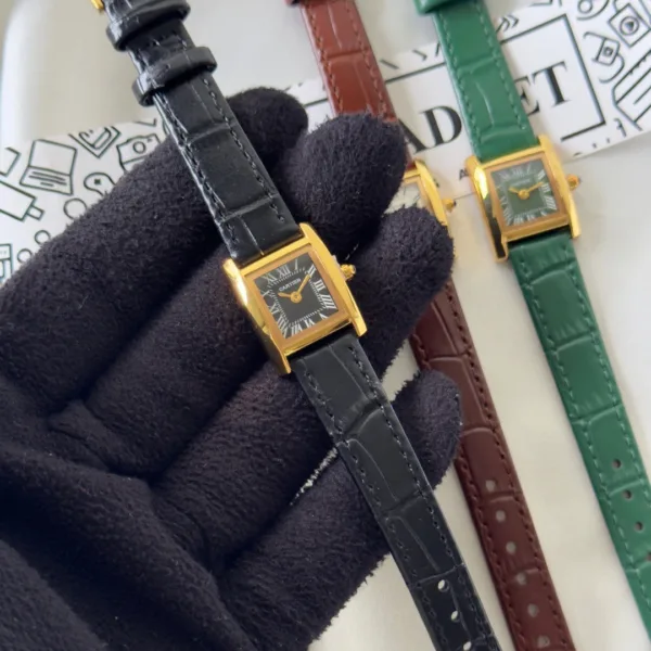 Cartier-TANK - (Analog Watch) – Black