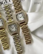Cartier-Tortue - (Analog Watch) – White Dial / Rose Gold Strap – video