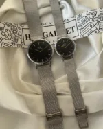 DW Classic Mesh Couple (Analog Watch) – Black Dial / Silver Strap