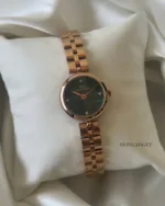 DW Elan (Analog Watch) – Green Dial / Rose Gold Strap