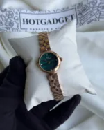 DW Elan (Analog Watch) – Green Dial / Rose Gold Strap