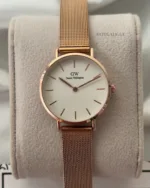 DW Petite (Analog Watch) – White Dial / Rose Gold Strap