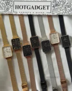 DW Quadro (Analog Watch) – Black Dial / Black Strap – Silver Case