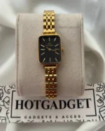DW Quadro (Analog Watch) – Black Dial / Gold Link Strap