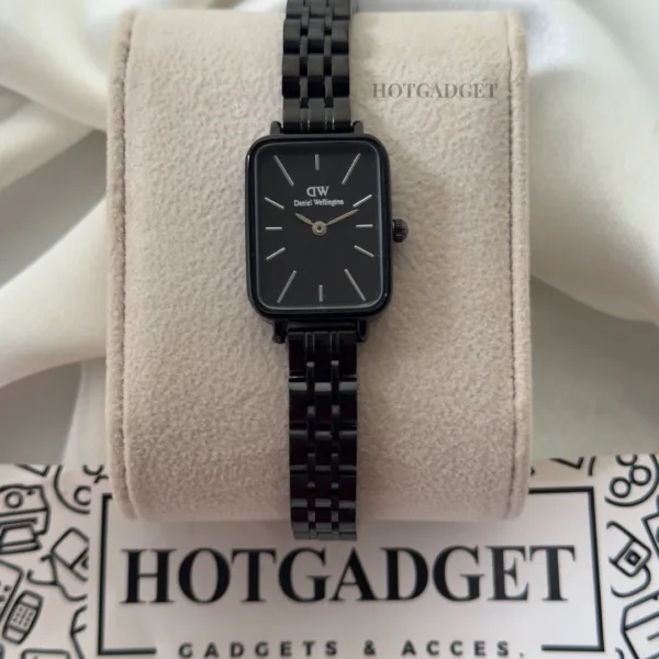 DW Quadro (Analog Watch) – Black – Link Strap