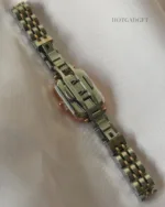 DW Quadro (Analog Watch) – Rose Gold Dial / Rose & Silver Strap