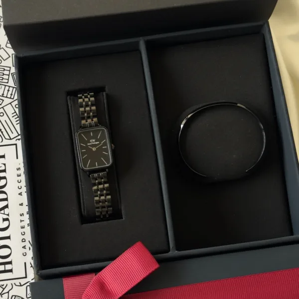 DW Quadro + Classic Bracelet (Combo) – Black