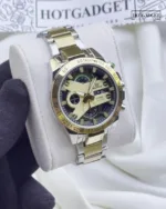 Edifice-ED426 (Chronograph Watch) – Black & Gold Dial / Silver & Gold Strap – video