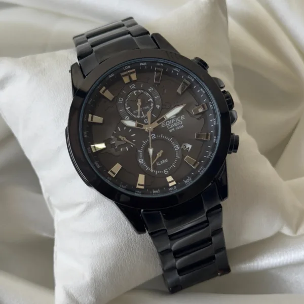 Edifice-EFR-303D (Chronograph Watch) – Black