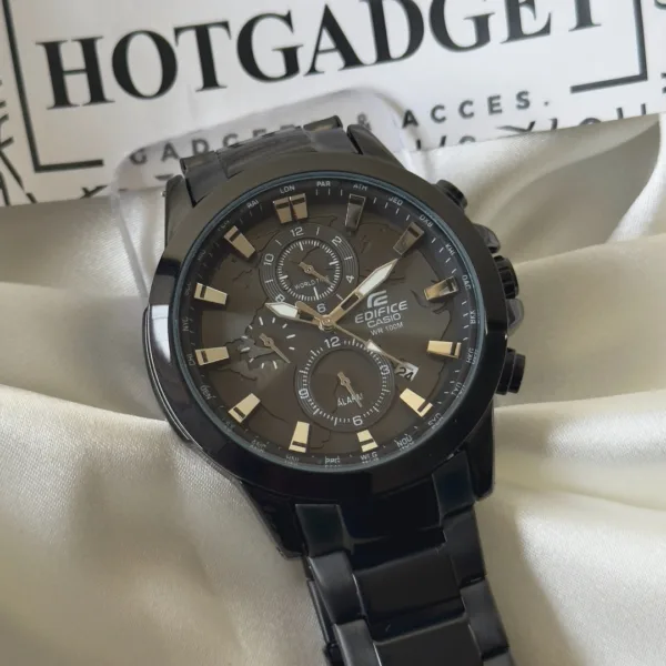 Edifice-EFR-303D (Chronograph Watch) – Black