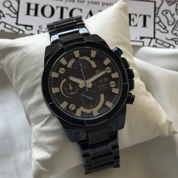 Edifice-EFR-540 (Chronograph Watch) – Black
