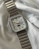 Enticer A2181 (Chronograph) – White Dial / Silver Strap