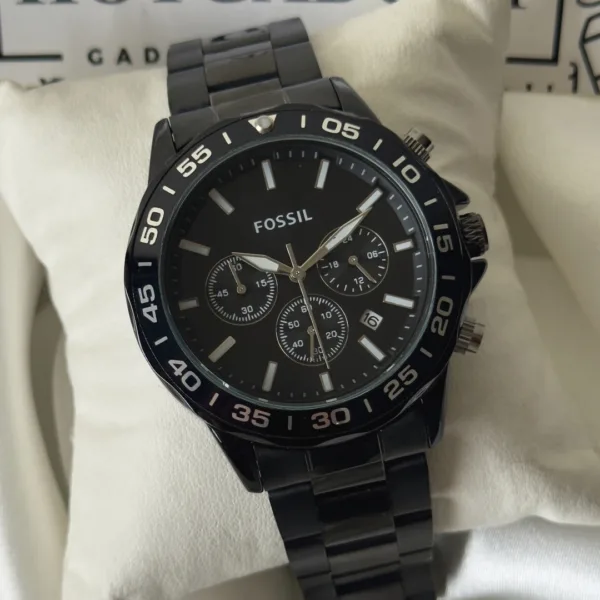 Fossil-BQ2492I (Chronograph Watch) – Black