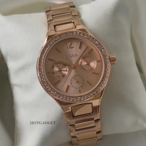 Fossil-BQ3721 (Chronograph Watch) – Rose Gold