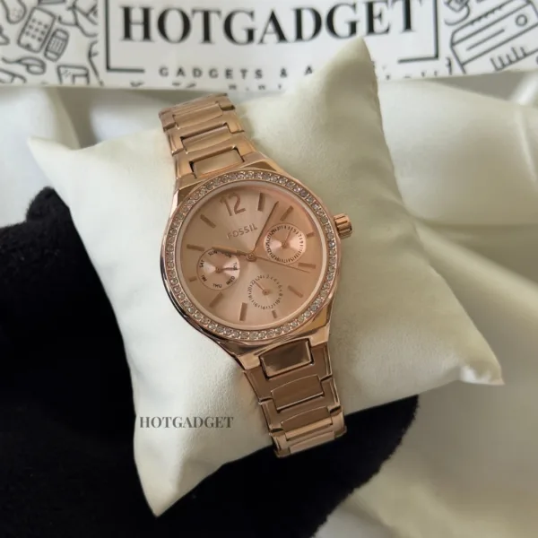 Fossil-BQ3721 (Chronograph Watch) – Rose Gold