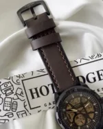 Fossil-Bronson (Automatic Watch) – Black Dial / Brown Strap – video