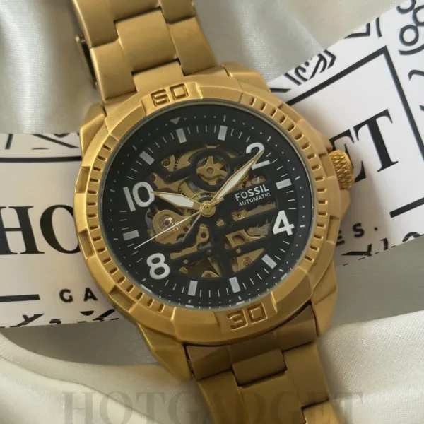 Fossil-Bronson (Automatic Watch) – Gold