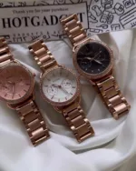 Fossil-ES4264I (Chronograph Watch) – Rose, White & Black Dial / Rose Gold Strap – video