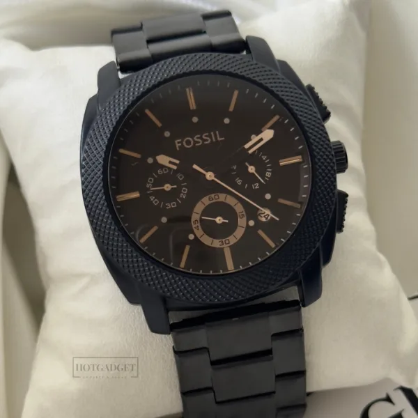 Fossil-FS4656 (Chronograph Watch) – Black