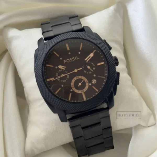 Fossil-FS4656 (Chronograph Watch) – Black