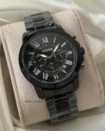 Fossil-FS4832 (Chronograph Watch) – Black