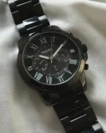 Fossil-FS4832 (Chronograph Watch) – Black