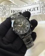 Fossil-FS4832 (Chronograph Watch) – Black