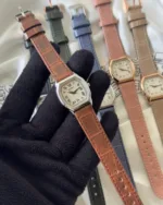 Fossil-Harlow (Analog Watch) – White Dial / Brown Strap