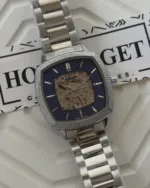 Fossil-LE1219 Nick (Chronograph Watch) – Navy Blue Dial / Silver Strap