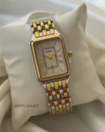 Fossil-Raquel (Analog Watch) – White Dial / Gold & Silver Strap