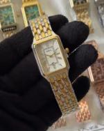 Fossil-Raquel (Analog Watch) – White Dial / Gold & Silver Strap