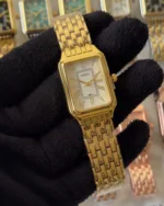 Fossil-Raquel (Analog Watch) – White Dial / Gold Strap